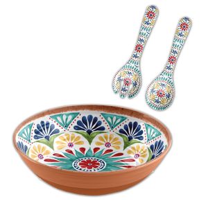 Rio Medallion Melamine Salad Serving Set