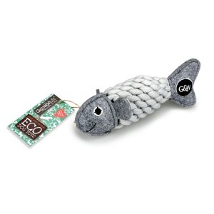 Green & Wilds Eco Dog Toy - Roger the Ropefish