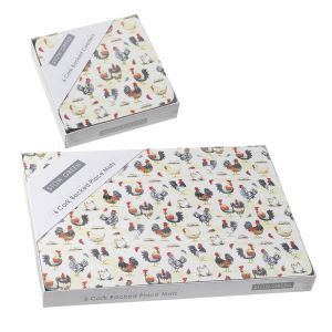 Eddingtons Rooster - Placemats and Coasters Set