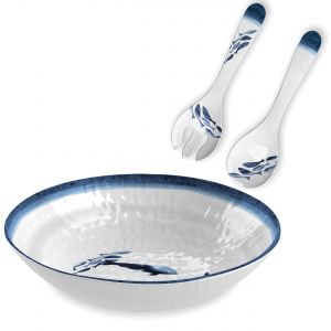 Coastal Melamine Salad Serving Set