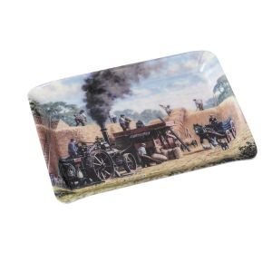 Eddingtons Country Life Scatter Tray - Steam Threshing (Tractor)