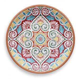 Rio Corte Melamine Round Large Serving Platter