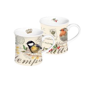 Eddingtons Song Bird Porcelain Mugs - Set Of 2