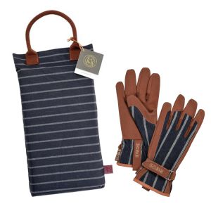 Burgon & Ball Sophie Conran Blue - Gloves & Kneeler Set