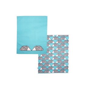 Dexam Scion Spike Set of 2 Tea Towels - Aqua