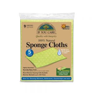 If You Care 100% Natural, Compostable Sponge Cloths - Pack of 5