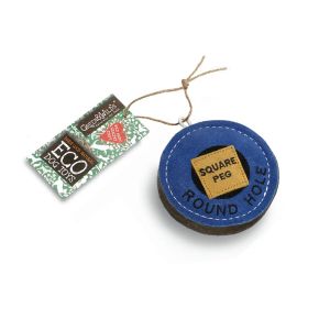 Green & Wilds Eco Dog Toy - Square Peg, Round Hole