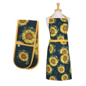 Dexam RHS Sunflower Apron & Double Oven Glove Set