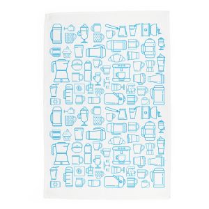 Purely Home Blue Barista Tea Towel