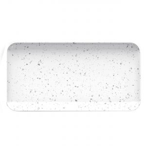 White Terrazzo Melamine Appetiser Tray