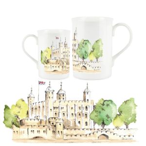 Purely Home Bone China Tower of London Mug