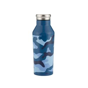 Pure KIDS Water Bottle - Blue Camouflage - 600ml