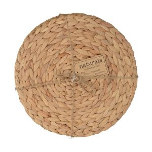 KitchenCraft Creative Tops Water Hyacinth Round Placemats - Pack of 4