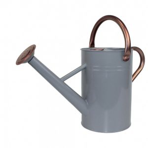 Slate coloured watering can made from durable galvanised steel with 4.5litre capacity.