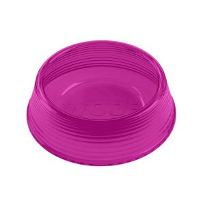 Woof Pink Melamine Pet Food Bowl - Large