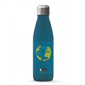 iDrink Insulated Stainless Steel Bottle - WORLD - 500ml