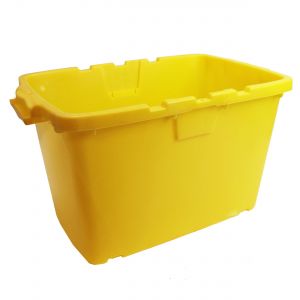 CORAL OUTDOOR RECYCLING/STORAGE BOX - 55L - YELLOW