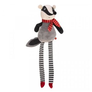 Smart Garden Dog Toy - Crinkle-Squeak Badger